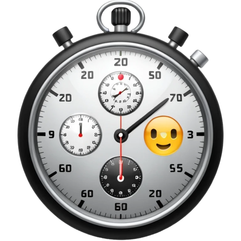 stopwatch with buttons emoji