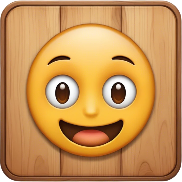 Wood board emoji