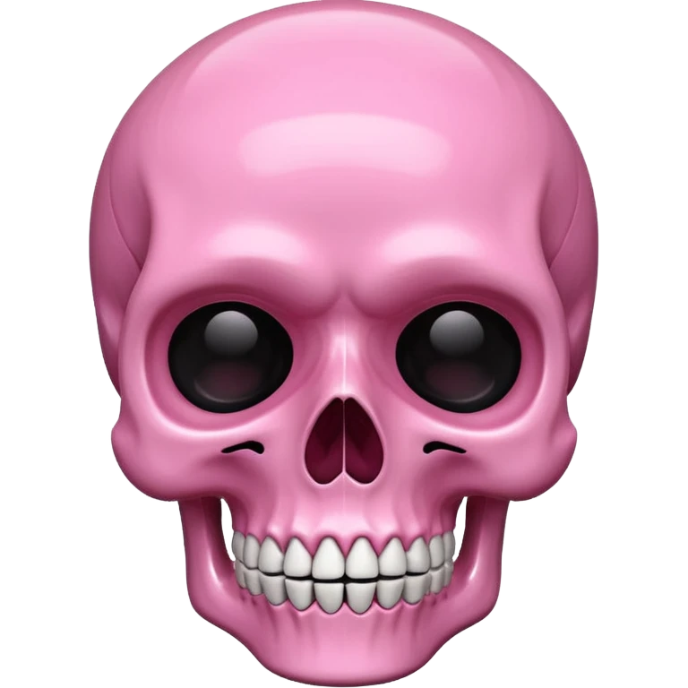 Pink skull emoji