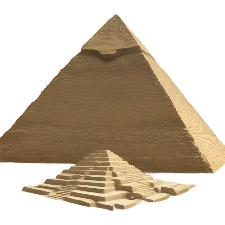 Vinyl record into Egypt pyramid emoji
