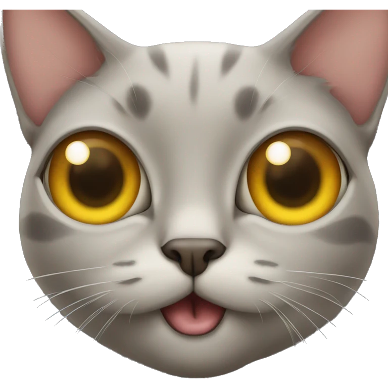 Cat with three eyes emoji