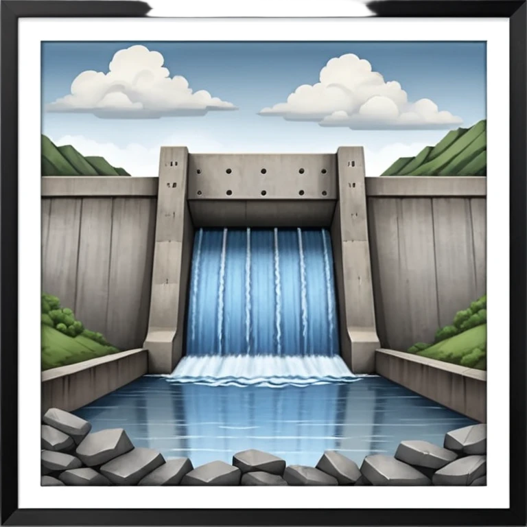 water dam emoji