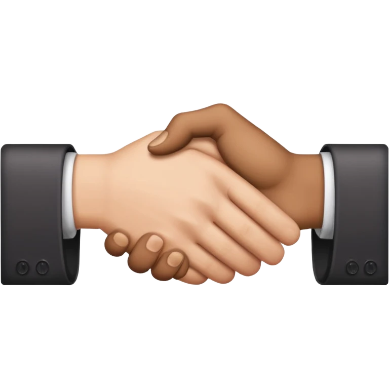 Handshake only hands emoji