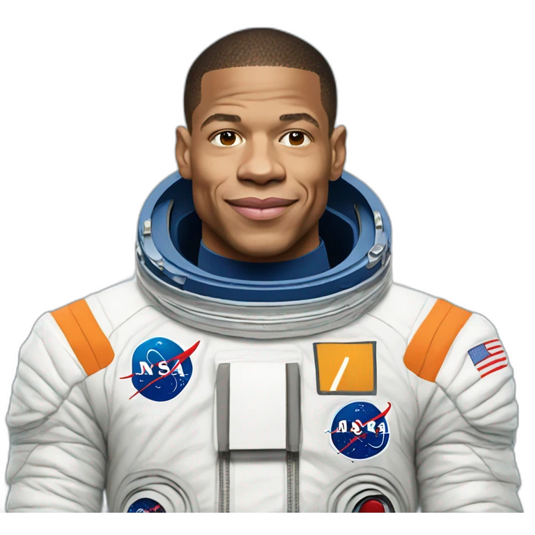 Mbappé-in-space emoji