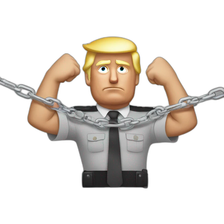 trump-in-handcuffs emoji