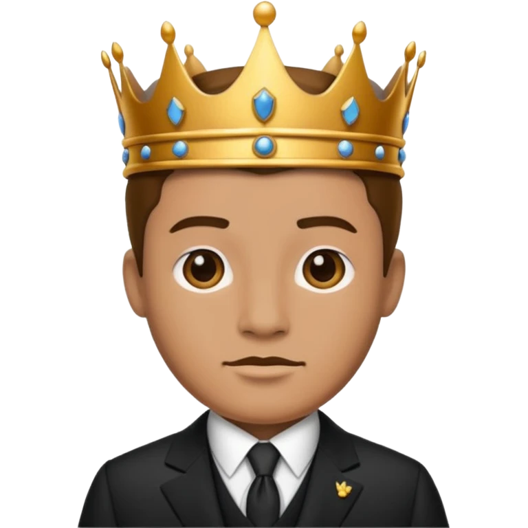 king with suit emoji