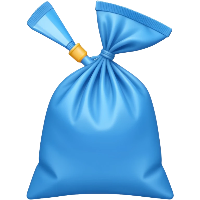 Blue piping bag emoji
