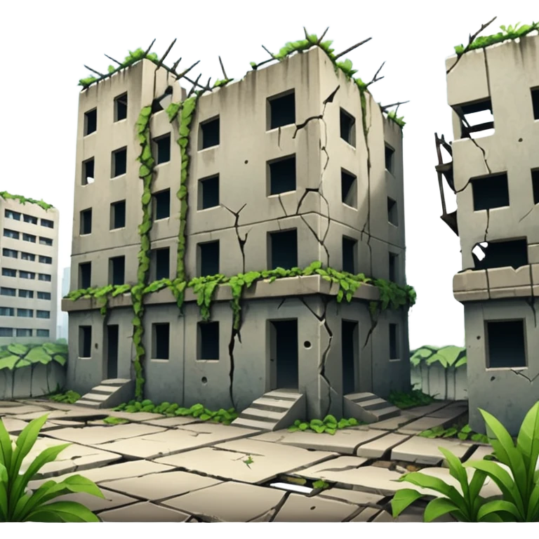 Dystopian Apocalyptic Aesthetic Scenery Deco emoji