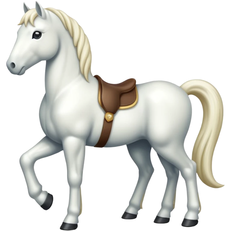 white pony emoji