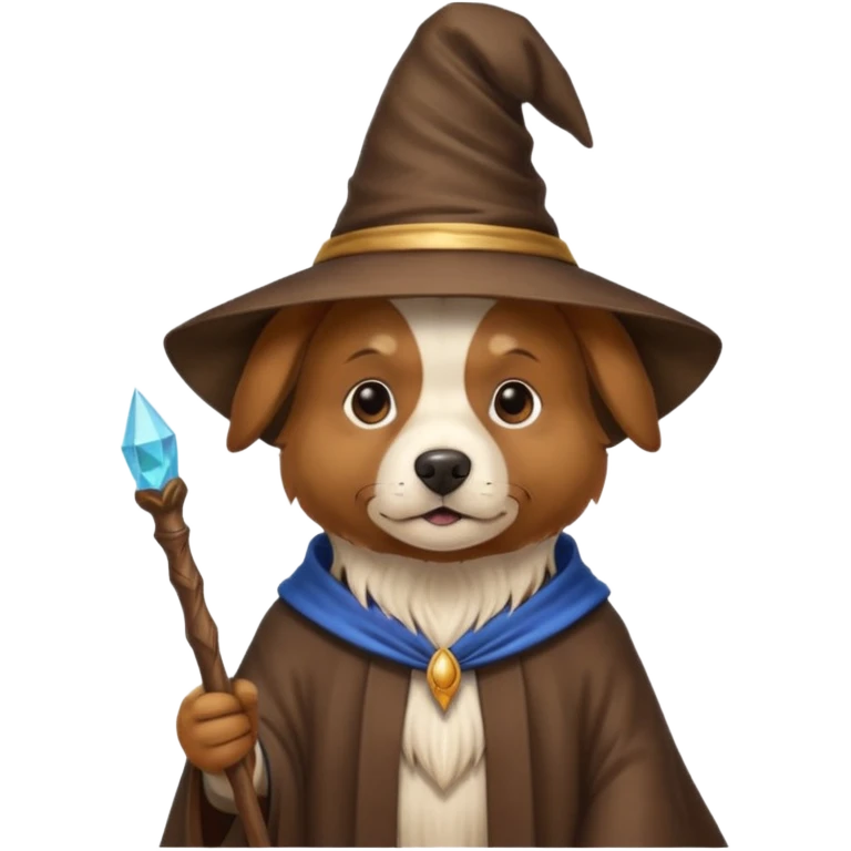 Dog wizard emoji