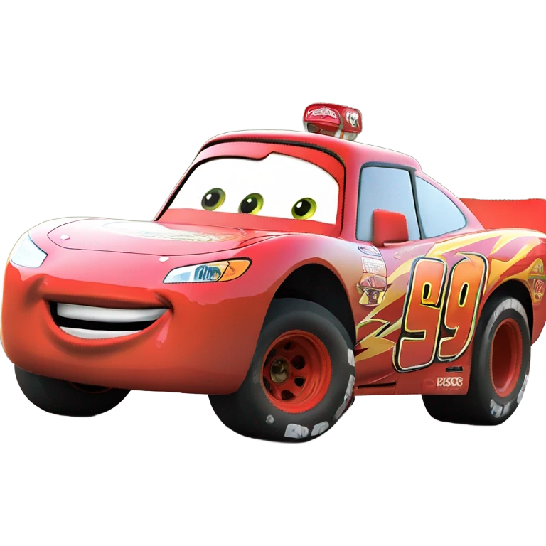 Lightning McQueen ￼￼ emoji