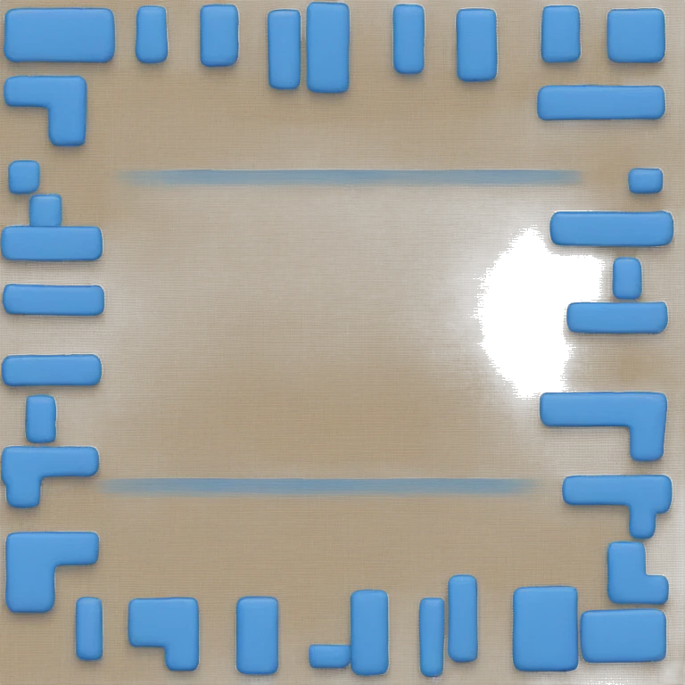 blue rectangle emoji