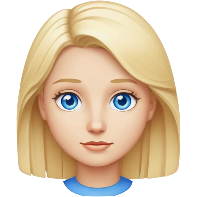 Блондин с голубыми глазами emoji
