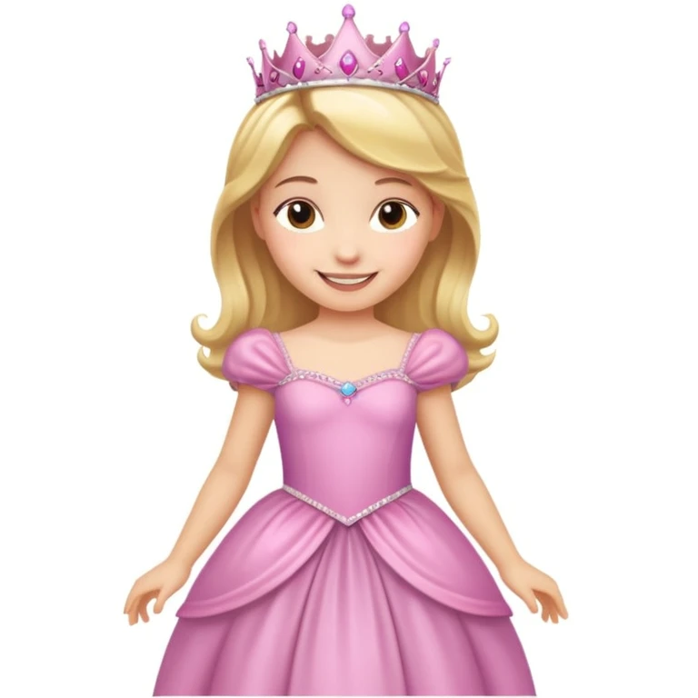 girls in a princess dress emoji