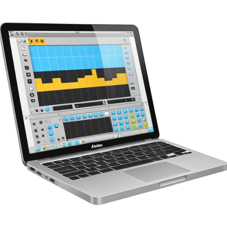 laptop with ableton emoji