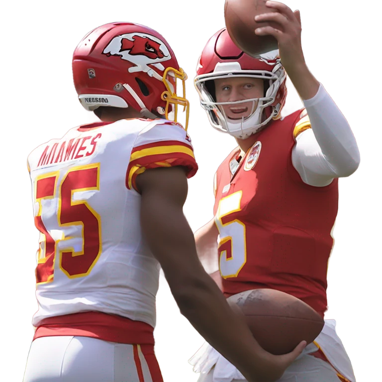 Josh Allen beating Patrick Mahomes emoji