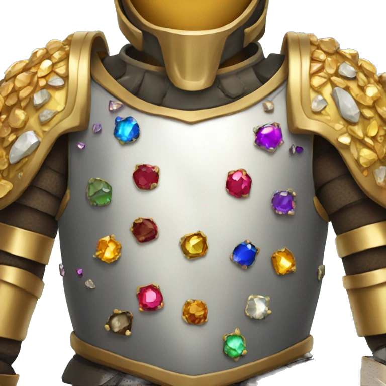 torso armor covered in gemstones emoji
