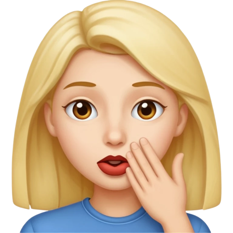 wispering emoji