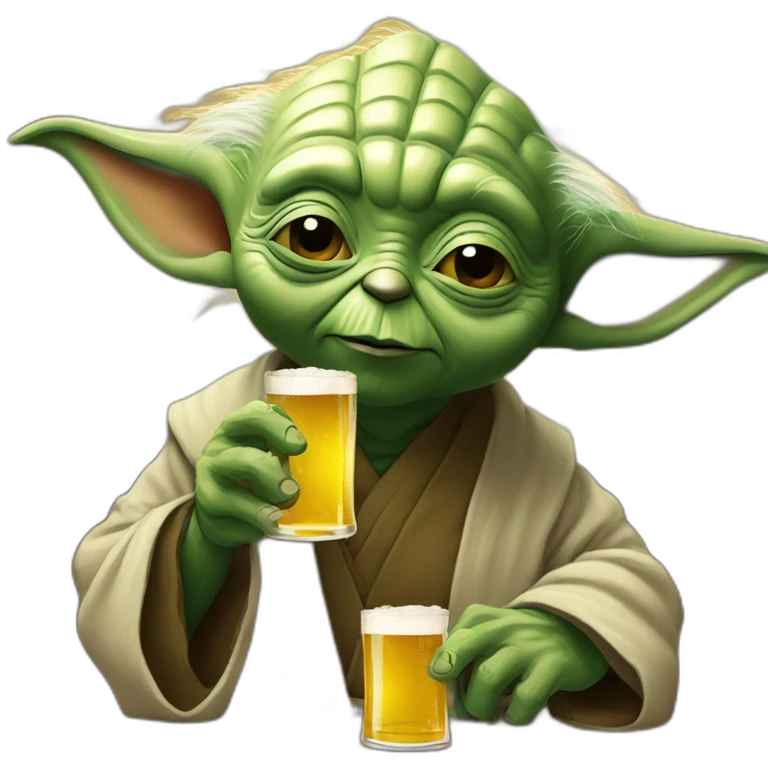 Master-yoda-drinking-beer emoji