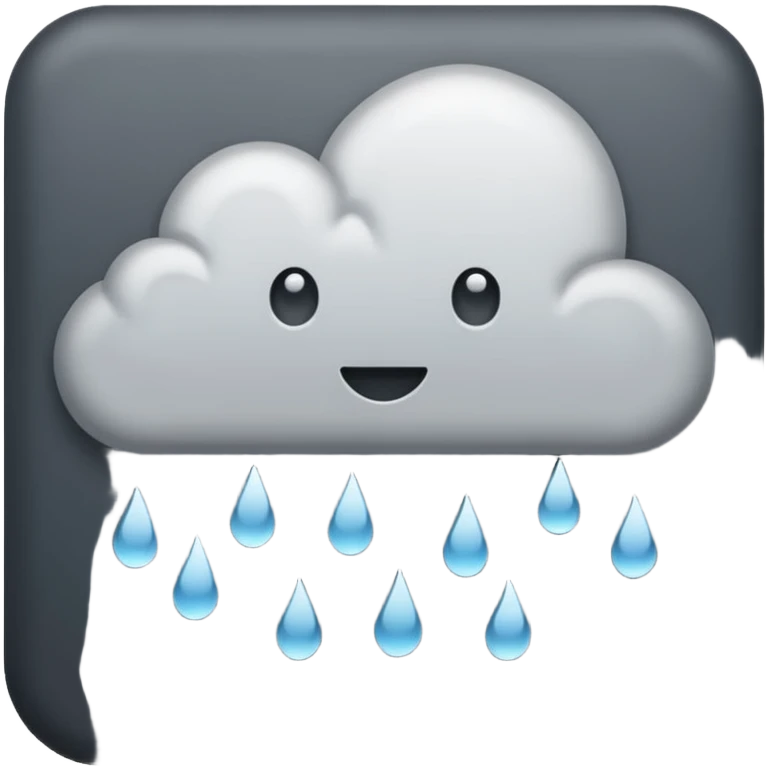 rainy Cloud emoji
