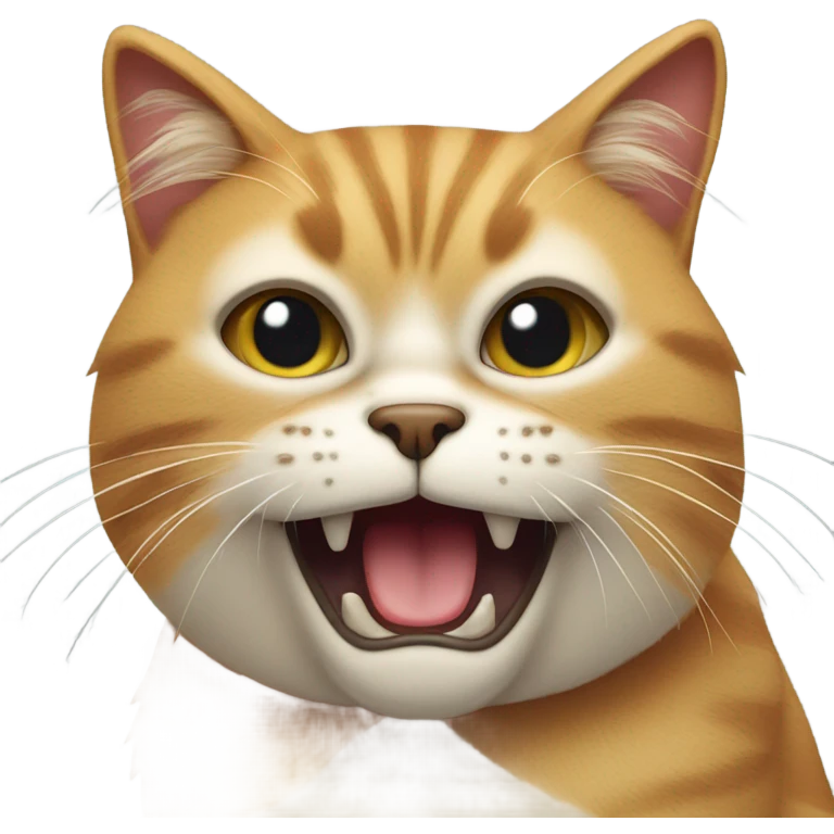 Cat mad emoji