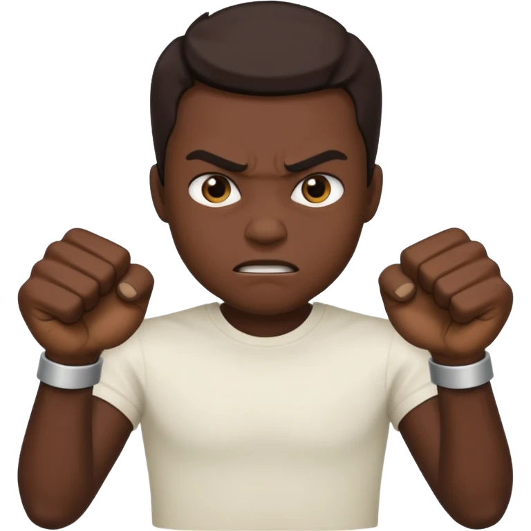 😡🤝🏿 emoji