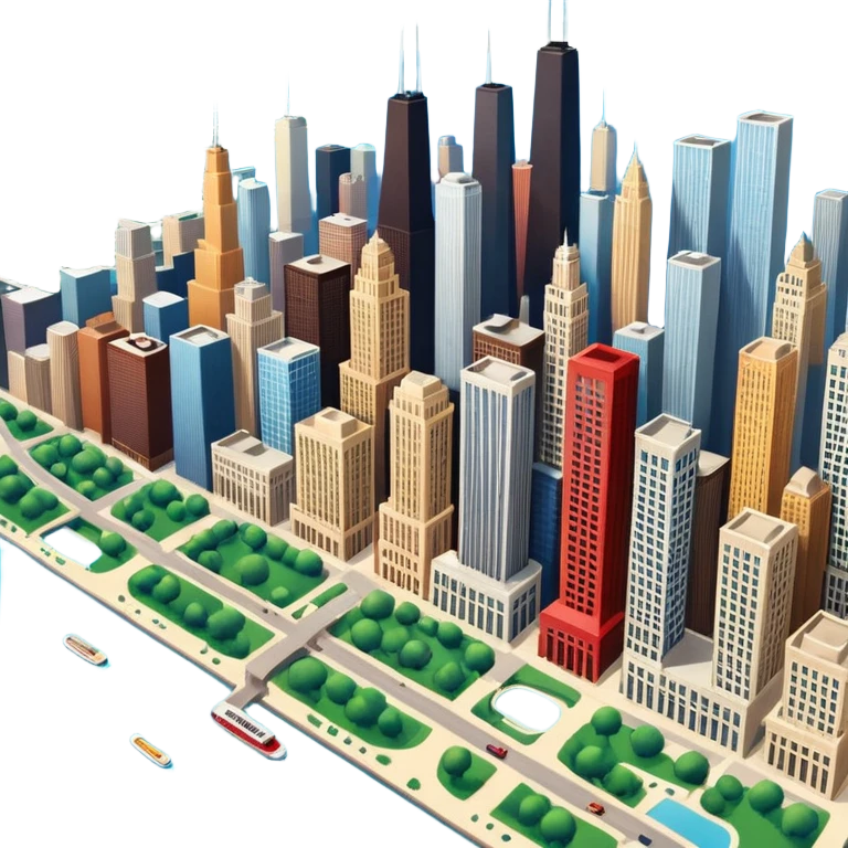 chicago map emoji