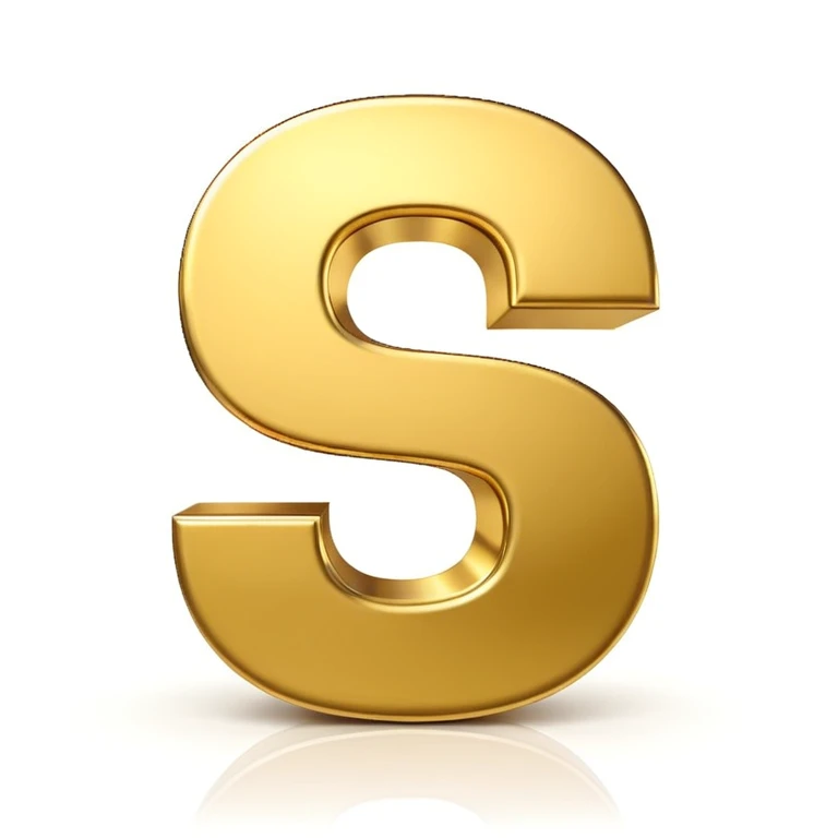 3D gold '0%' symbol on pure white background emoji
