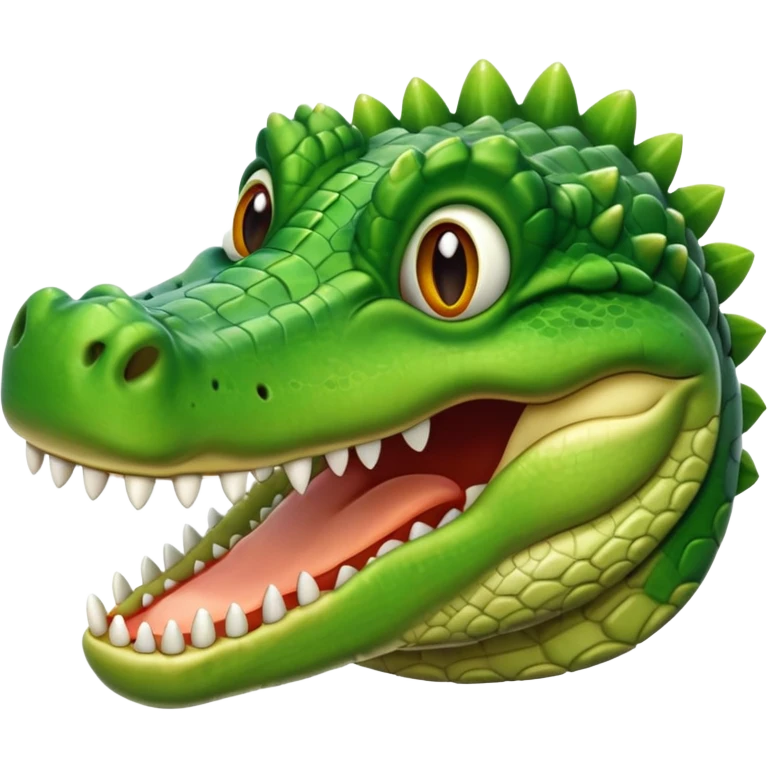 A laughing crocodile emoji emoji