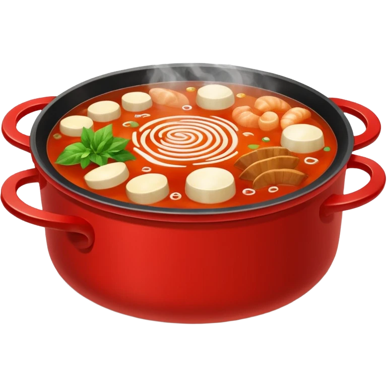 Double flavour hotpot emoji