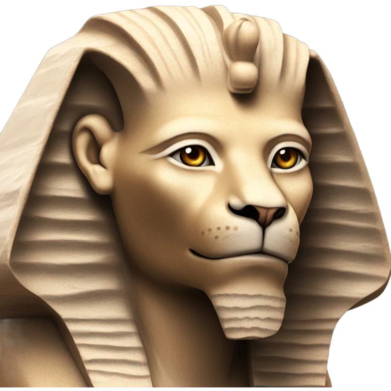 realistic Great Sphinx of Giza emoji