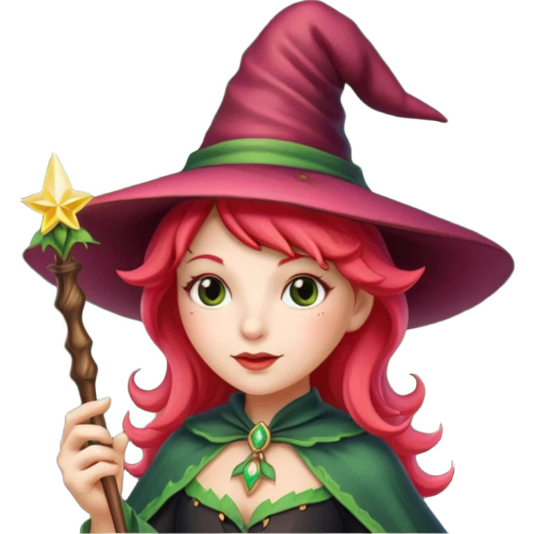 Strawberry witch  emoji