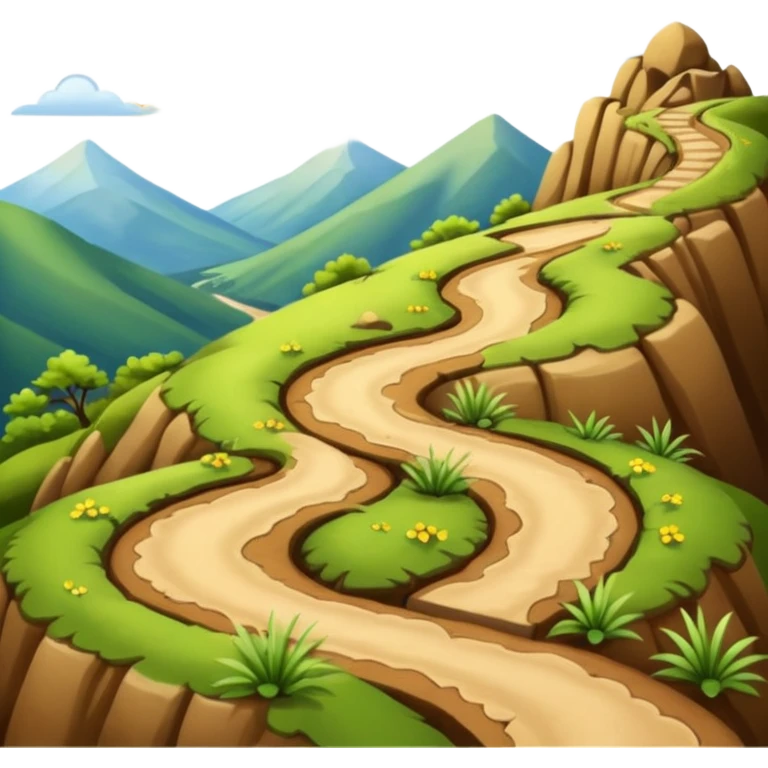 Hiking trail emoji