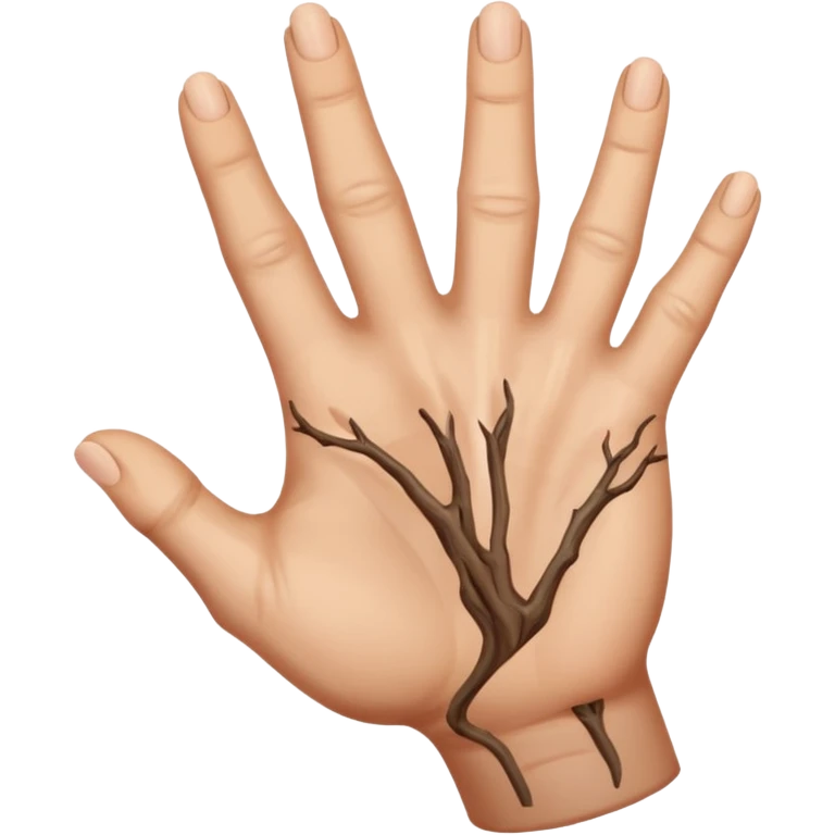 Hii hand emoji