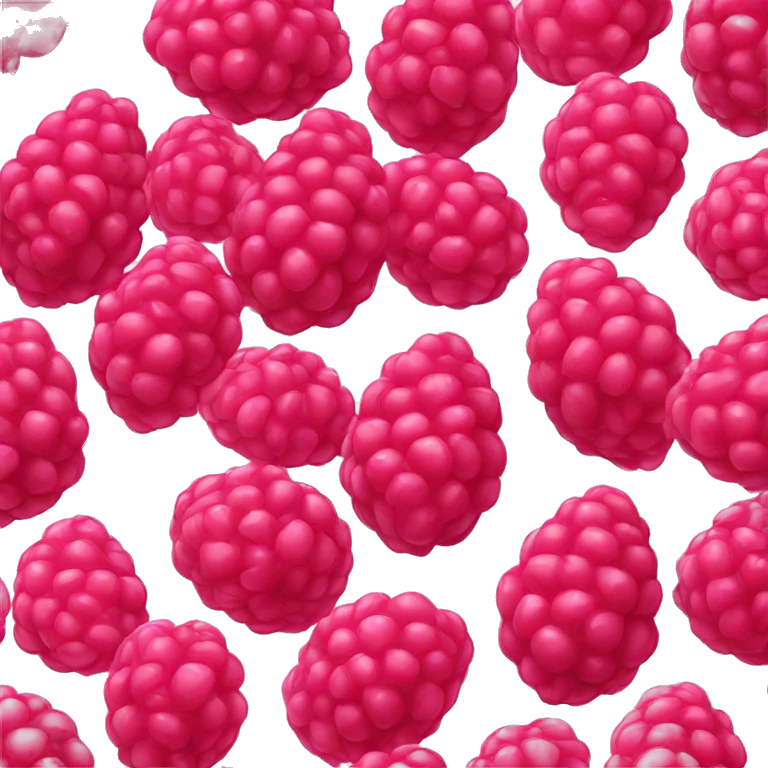 Raspberry diamond emoji