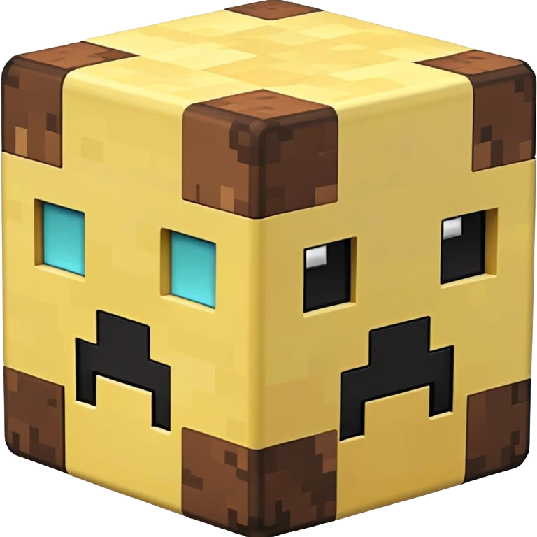 Minecraft block with texture emoji