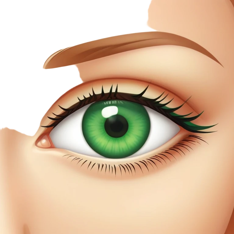 green eyes emoji
