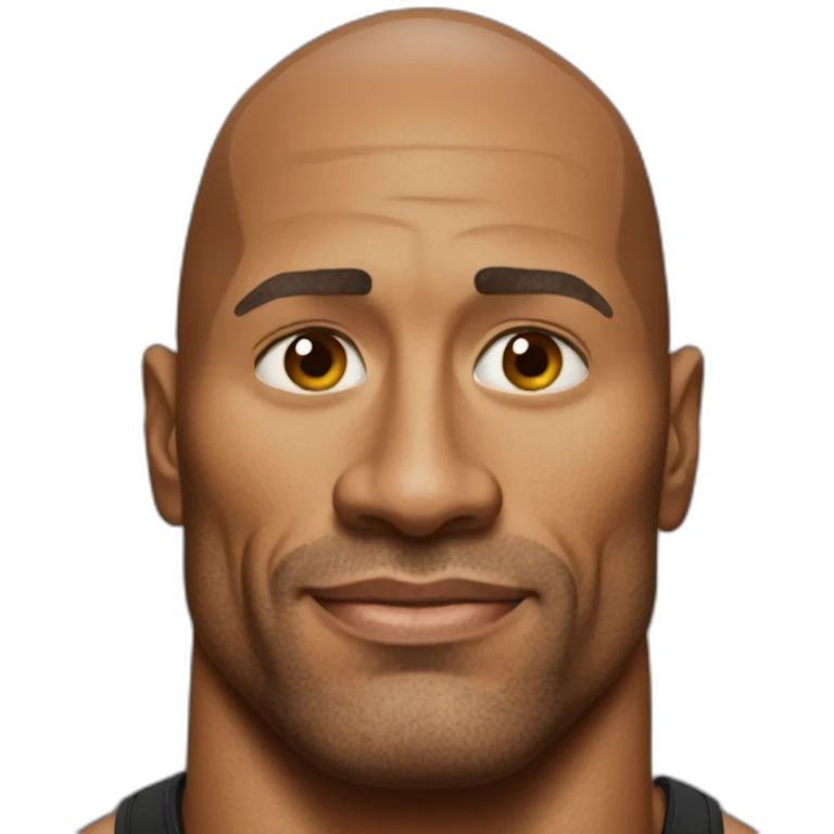 Dwayne Johnson emoji