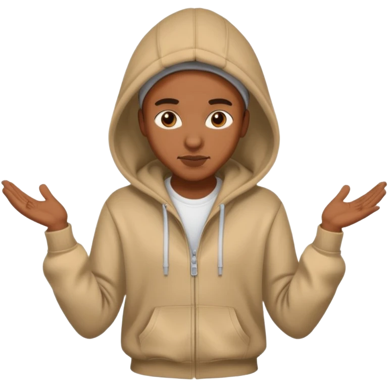 Hip-hop dancer (hoodie) emoji