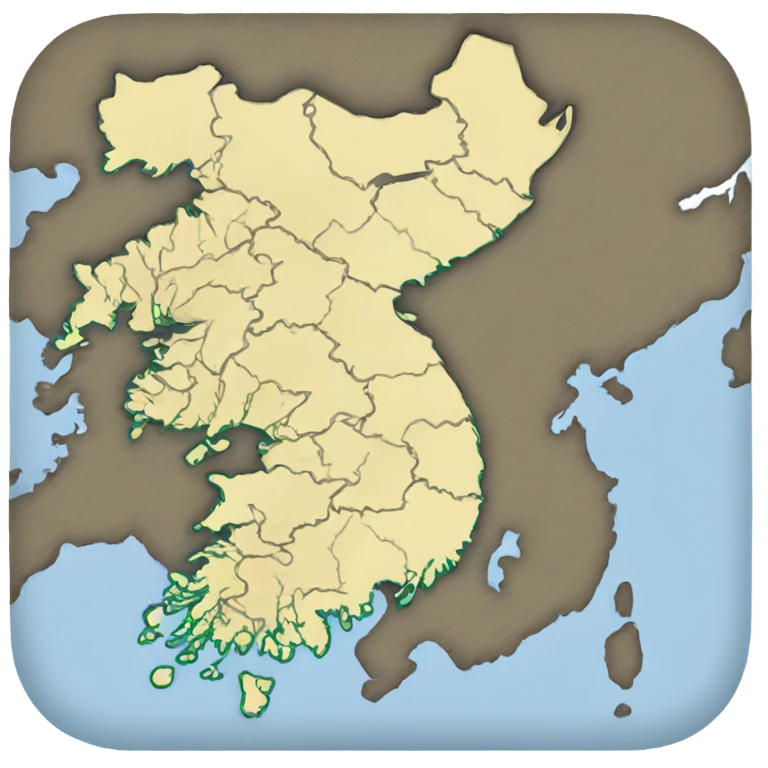Korean map emoji