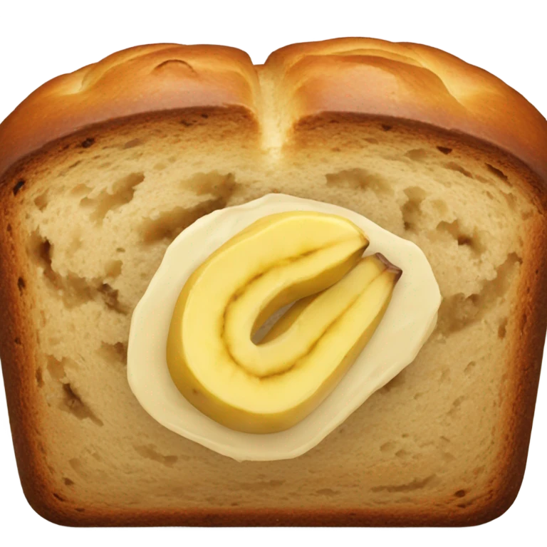 Banana bread emoji just bread emoji