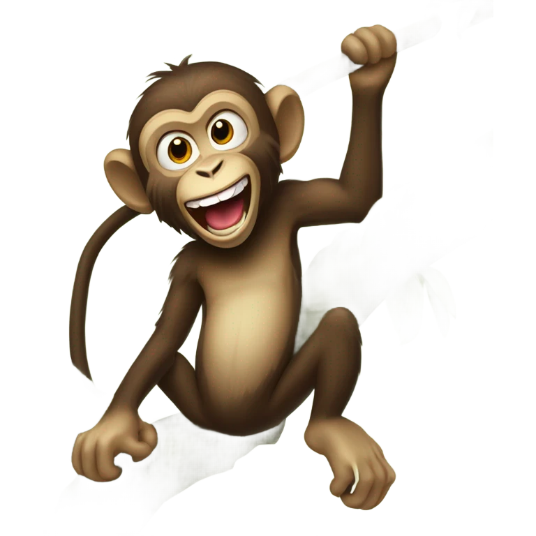 Mad monkey emoji