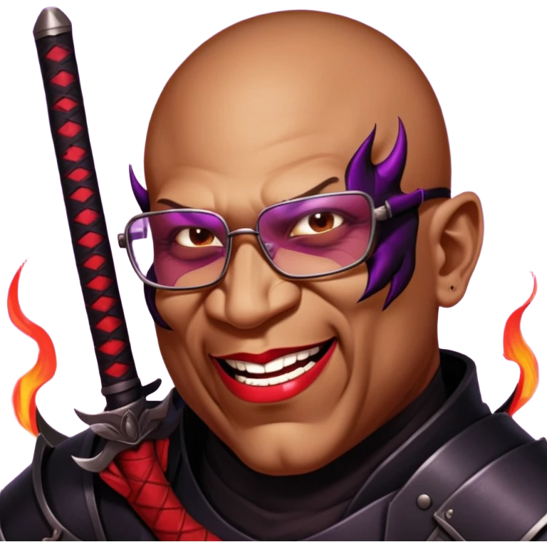 Demon-Horned Warrior emoji