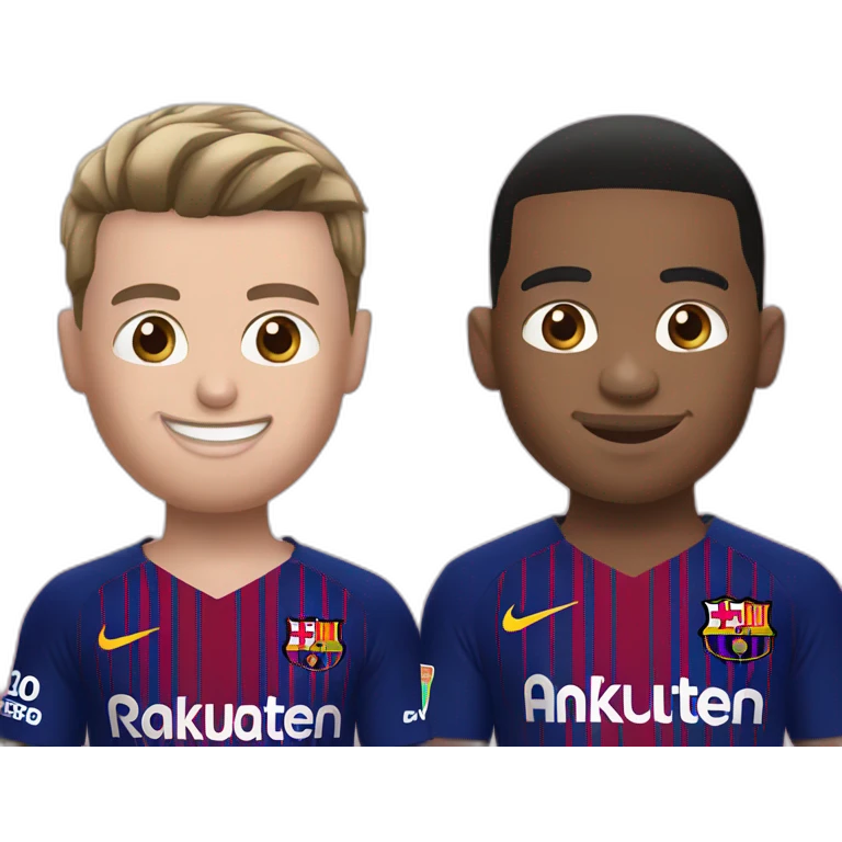 Mbappé et Messi emoji