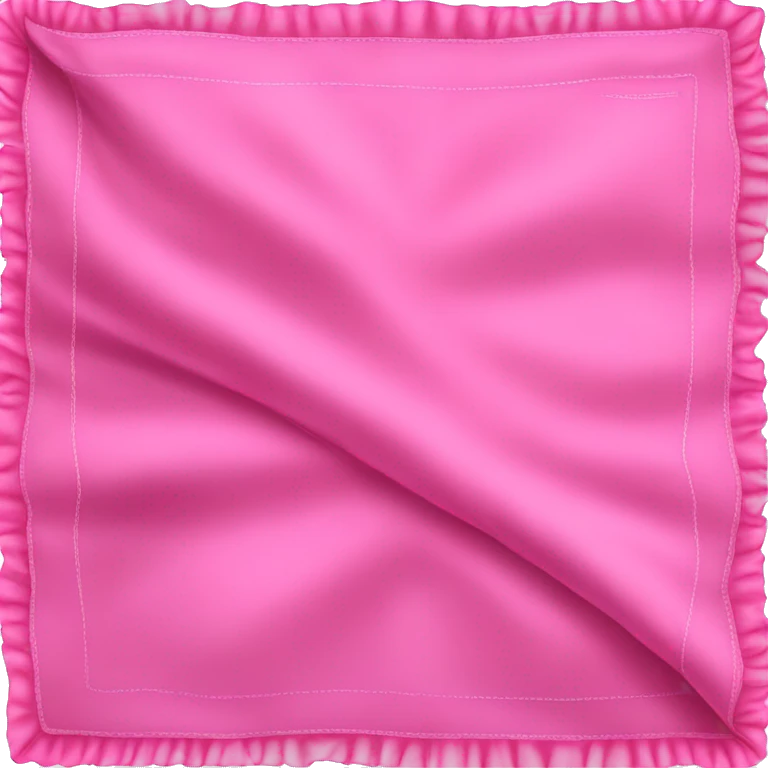 Pink folded blanket  emoji