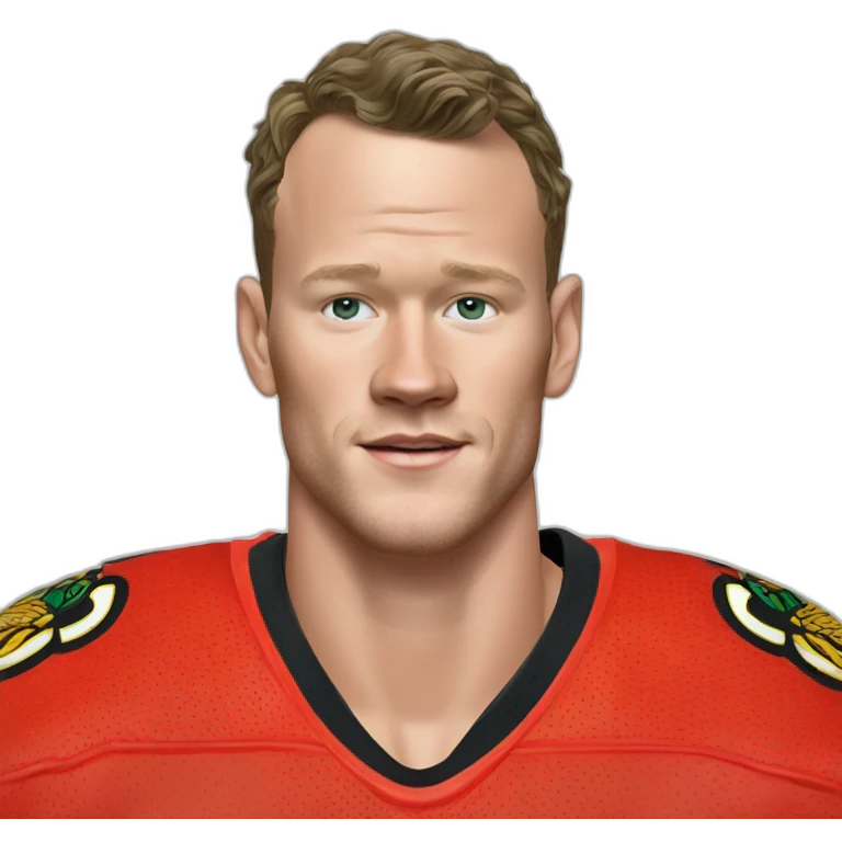 Jonathan Toews as beach bum emoji