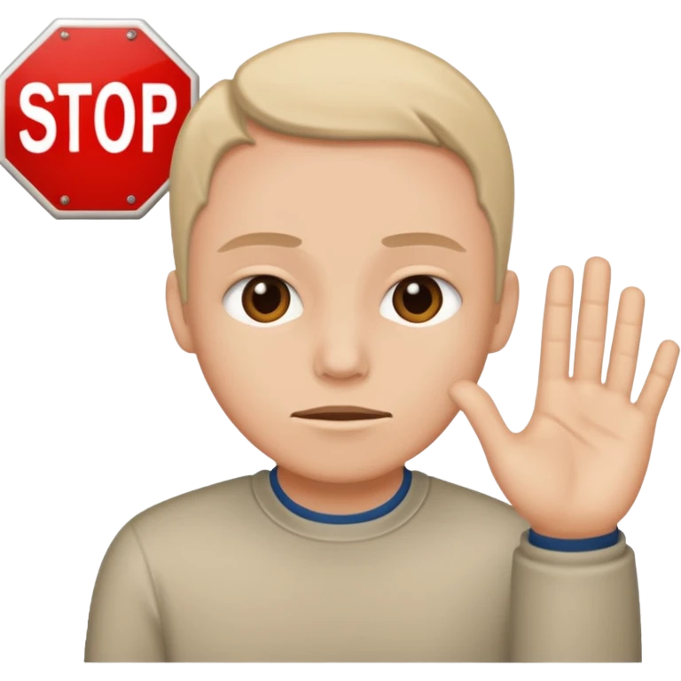 Stop hate! emoji