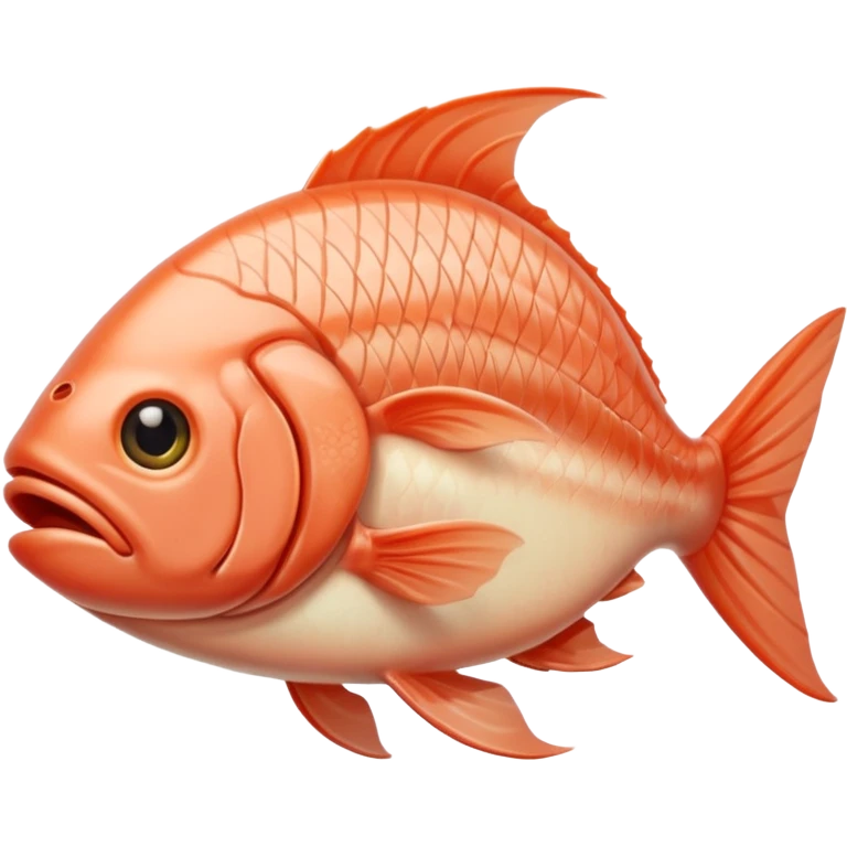 Skinless fish emoji
