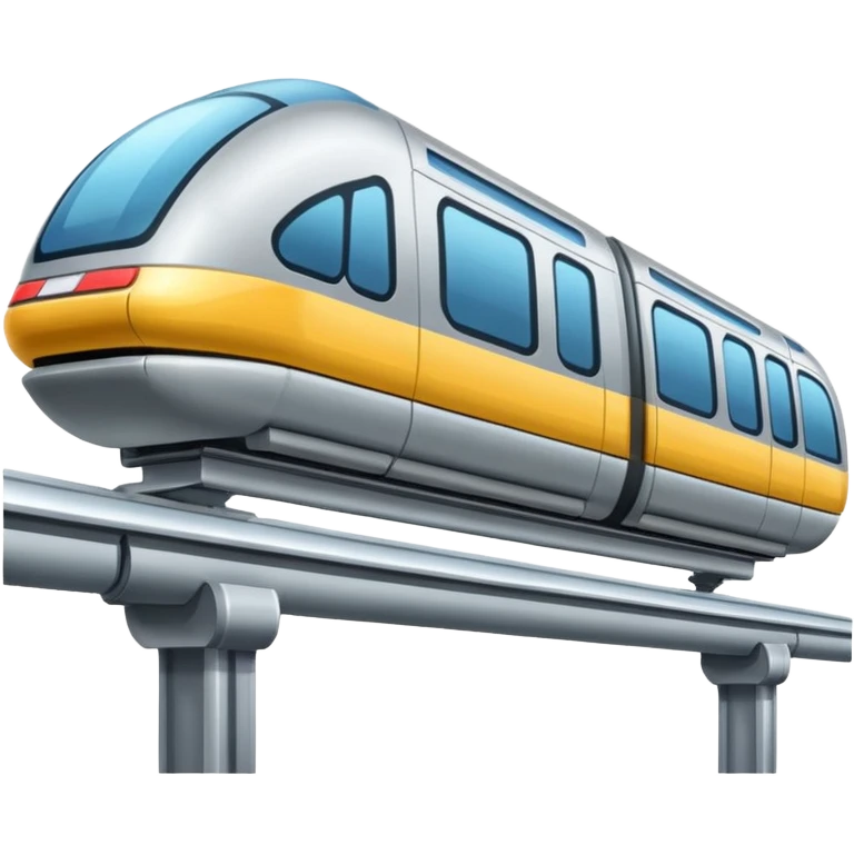 Monorail rail-two emoji