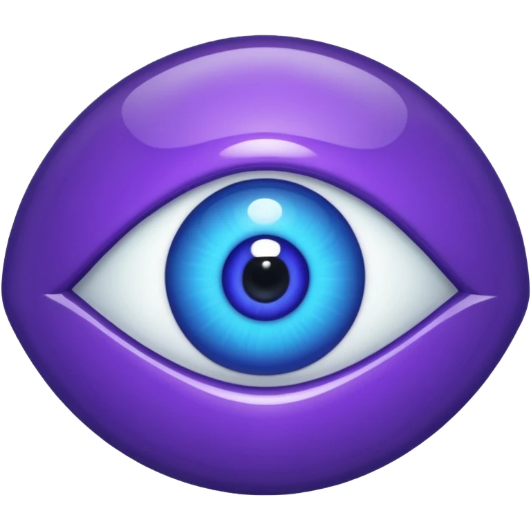 Evil eye violet🧿🪬 emoji